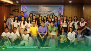 Read more about the article SSLG IN ACTION | On August 31, 2024, the SOLIDO NHS SSLG led by president Bianca Faith A. Suyod together with her vice president (Aliyah Sibelle S. Galan) and SSLG treasurer (Ahmal A. Muhammad) proudly participated in the YOUTH TALKS of Nabas SK Federation as part of Linggo ng Kabataan Celebration with a theme: “From Clicks to Progress: Youth Digital Pathways for Sustainable Development”.