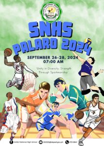 Read more about the article HEADS UP || SNHS PALARO 2024