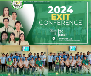 Read more about the article Exit Conference of Solido NHS Pre-Service Teachers for First Semester, SY 2024-2025!