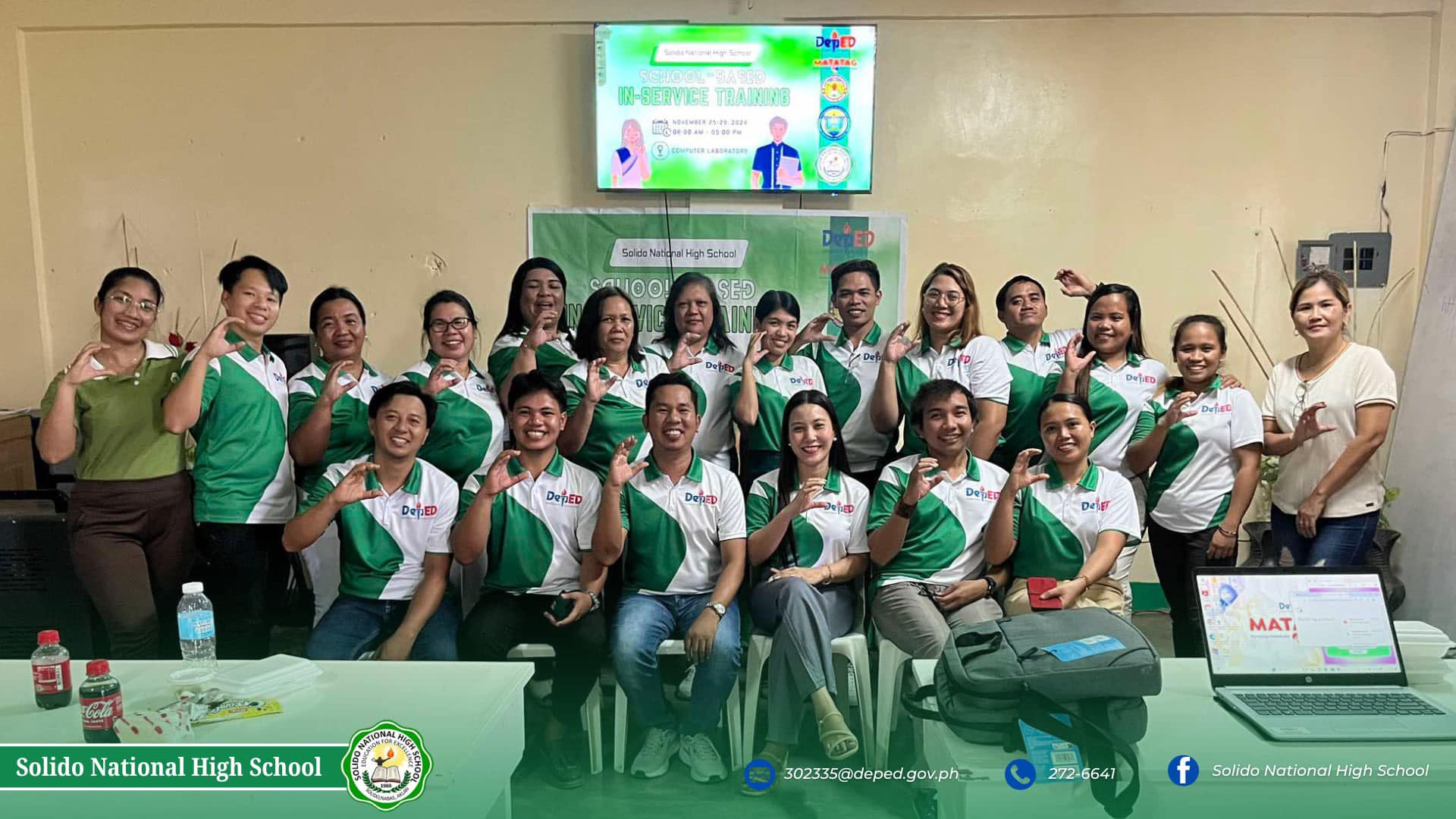 Read more about the article Day 2 of INSET 2024 at Solido National High School: A Day of Innovation and Collaboration