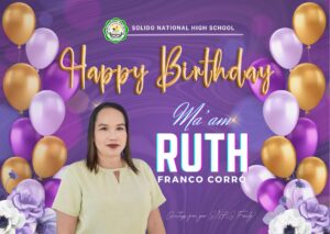 Read more about the article Happy Birthday to our Brilliant and Innovative Leader, Ma’am Ruth F. Corro!